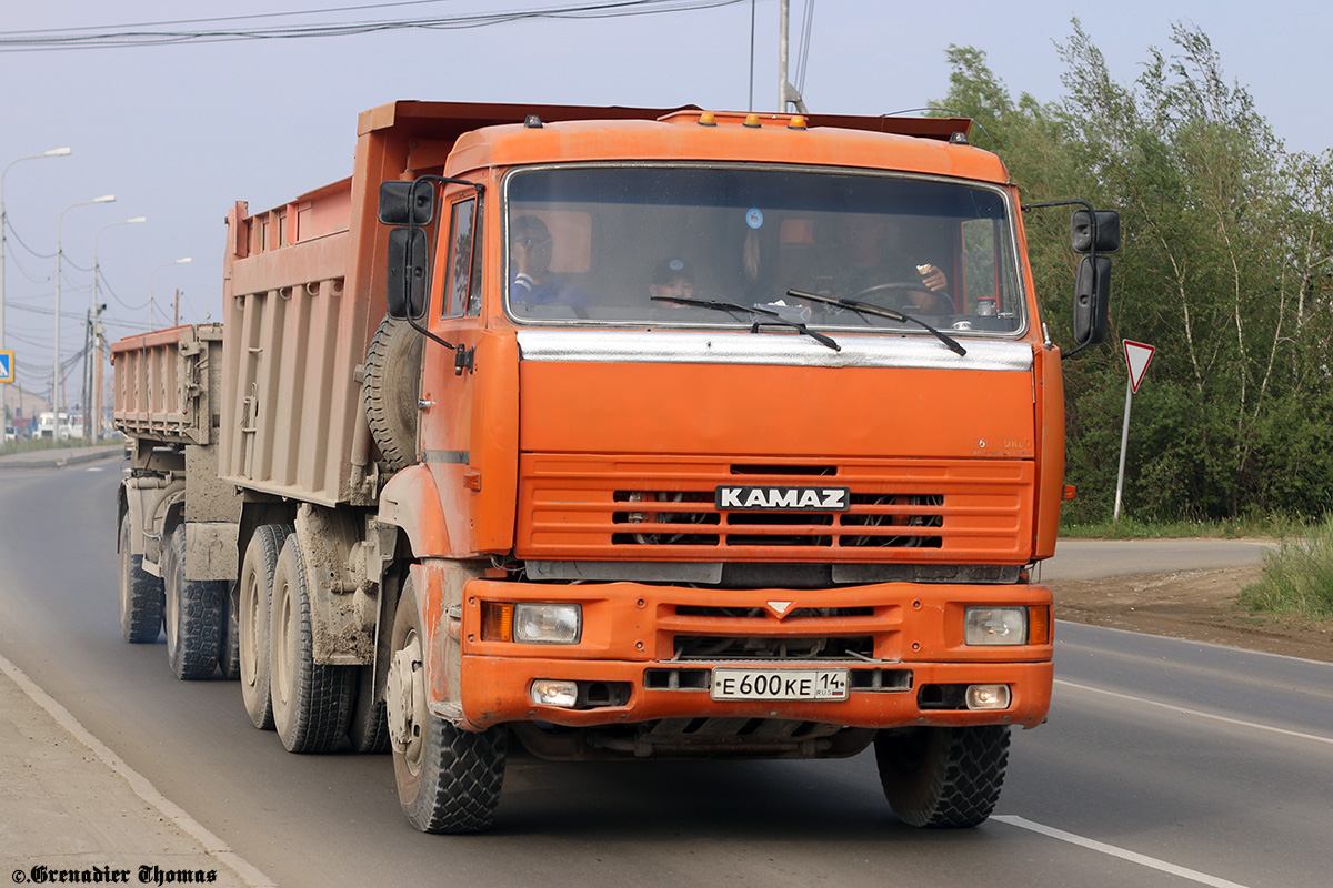 Саха (Якутия), № Е 600 КЕ 14 — КамАЗ-6520-06 [65200F]