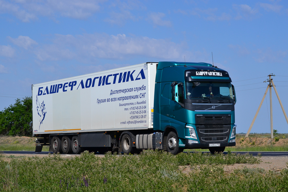 Башкортостан, № Р 408 ОЕ 102 — Volvo ('2012) FH.460