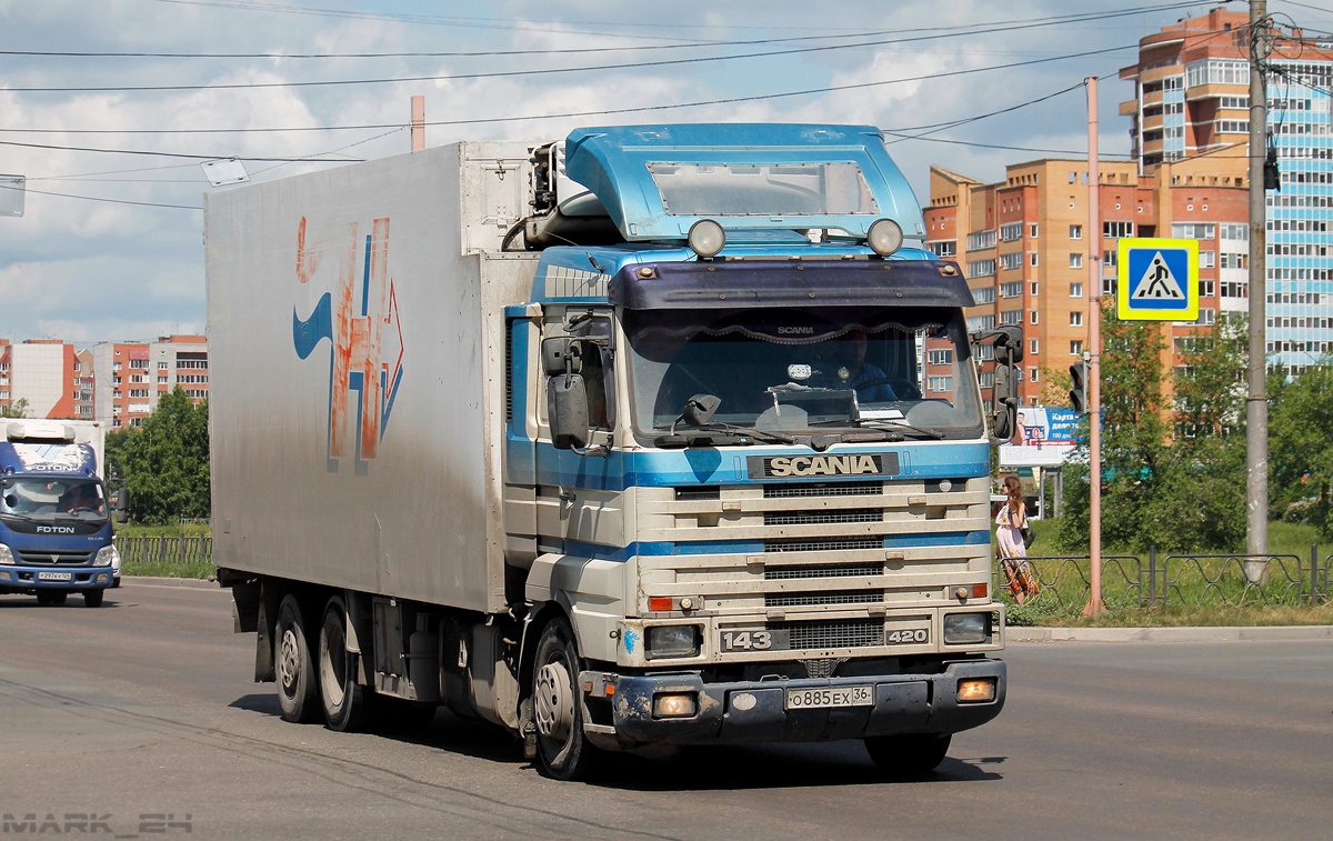 Воронежская область, № О 885 ЕХ 36 — Scania (III) R143M