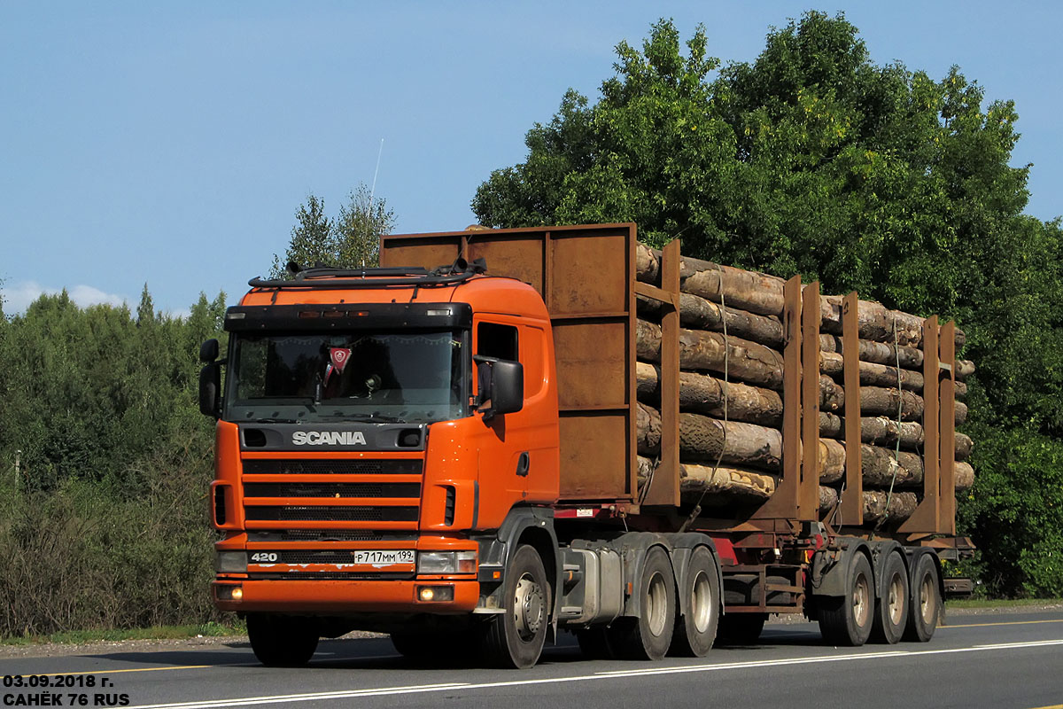 Москва, № Р 717 ММ 199 — Scania ('1996) R420