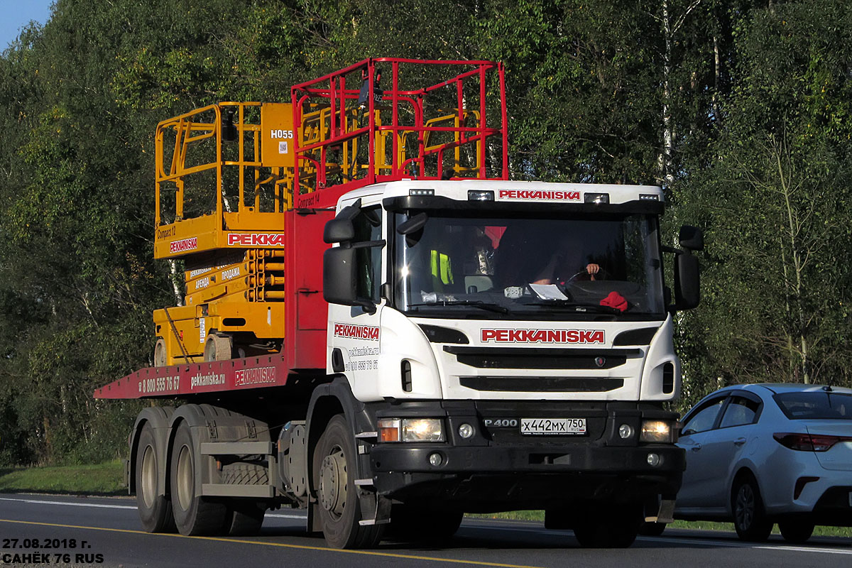 Московская область, № Х 442 МХ 750 — Scania ('2011) P400