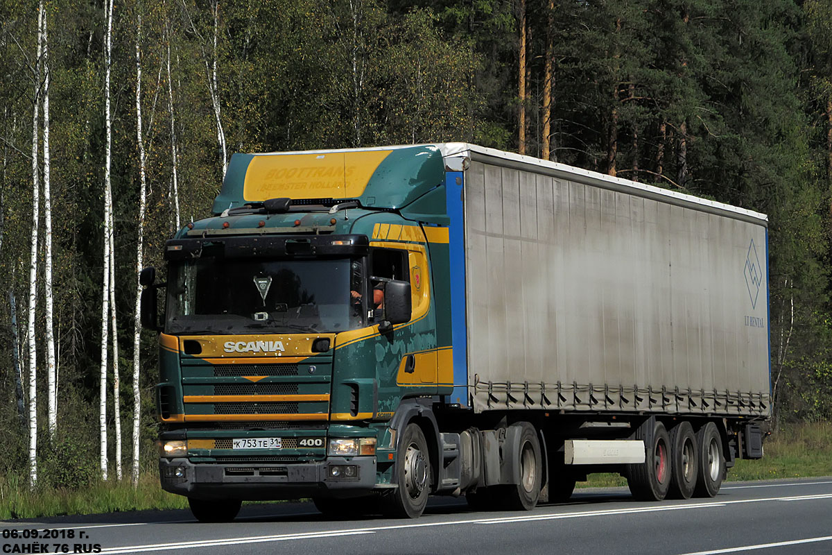 Белгородская область, № К 753 ТЕ 31 — Scania ('1996) R124L