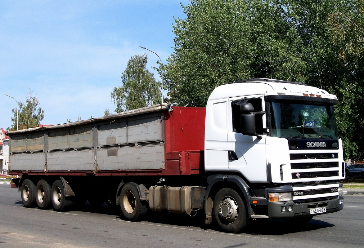 Могилёвская область, № АЕ 6893-6 — Scania ('1996) R124G