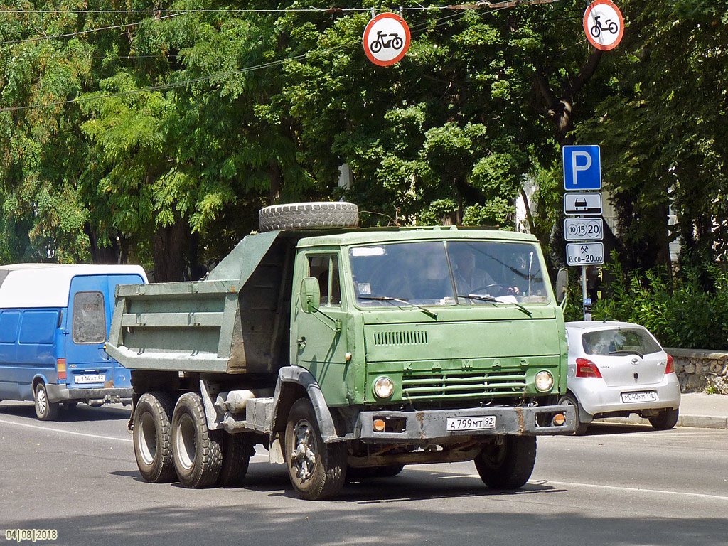 Севастополь, № А 799 МТ 92 — КамАЗ-5511