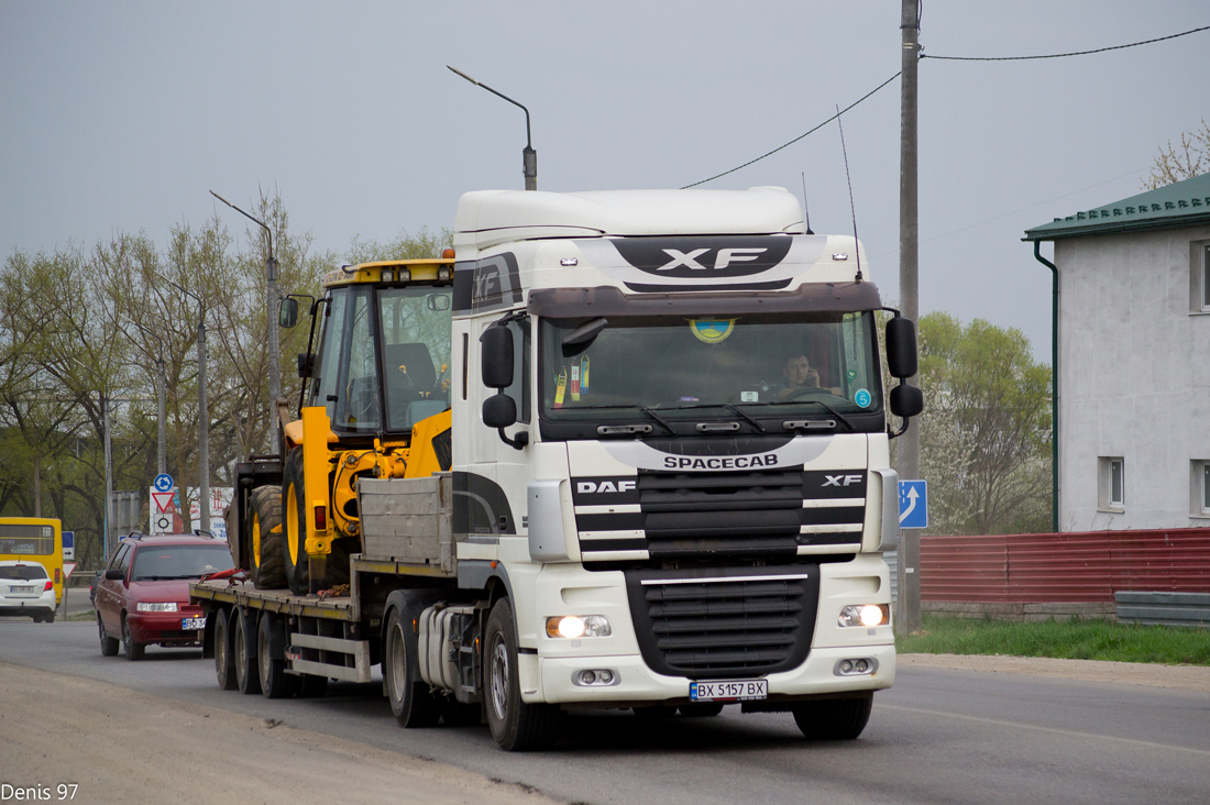 Хмельницкая область, № ВХ 5157 ВХ — DAF XF105 FT