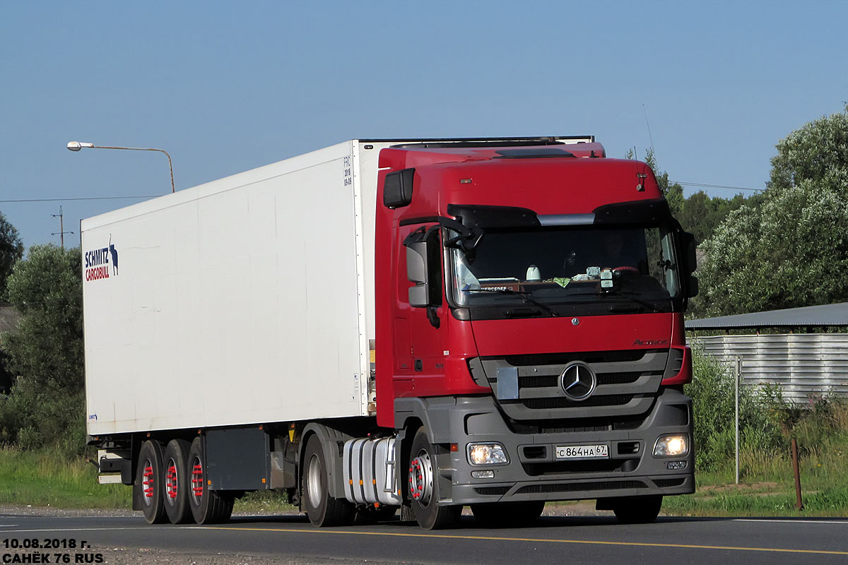 Смоленская область, № С 864 НА 67 — Mercedes-Benz Actros ('2009) 1844