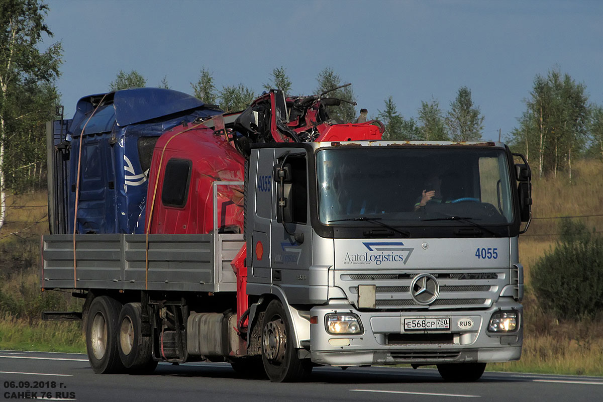 Московская область, № 4055 — Mercedes-Benz Actros ('2003) 1836