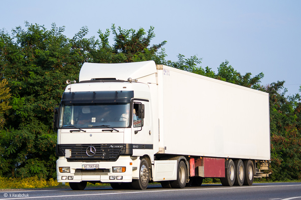 Львовская область, № ВС 7083 АВ — Mercedes-Benz Actros ('1997) 1843