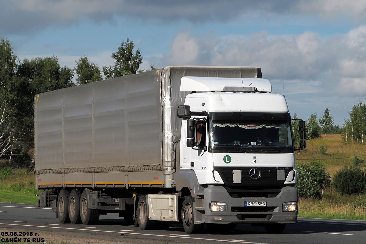 Венгрия, № KRC-653 — Mercedes-Benz Axor 1840