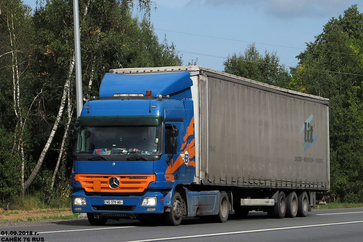 Грузия, № WG-378-WG — Mercedes-Benz Actros ('2003) 1844