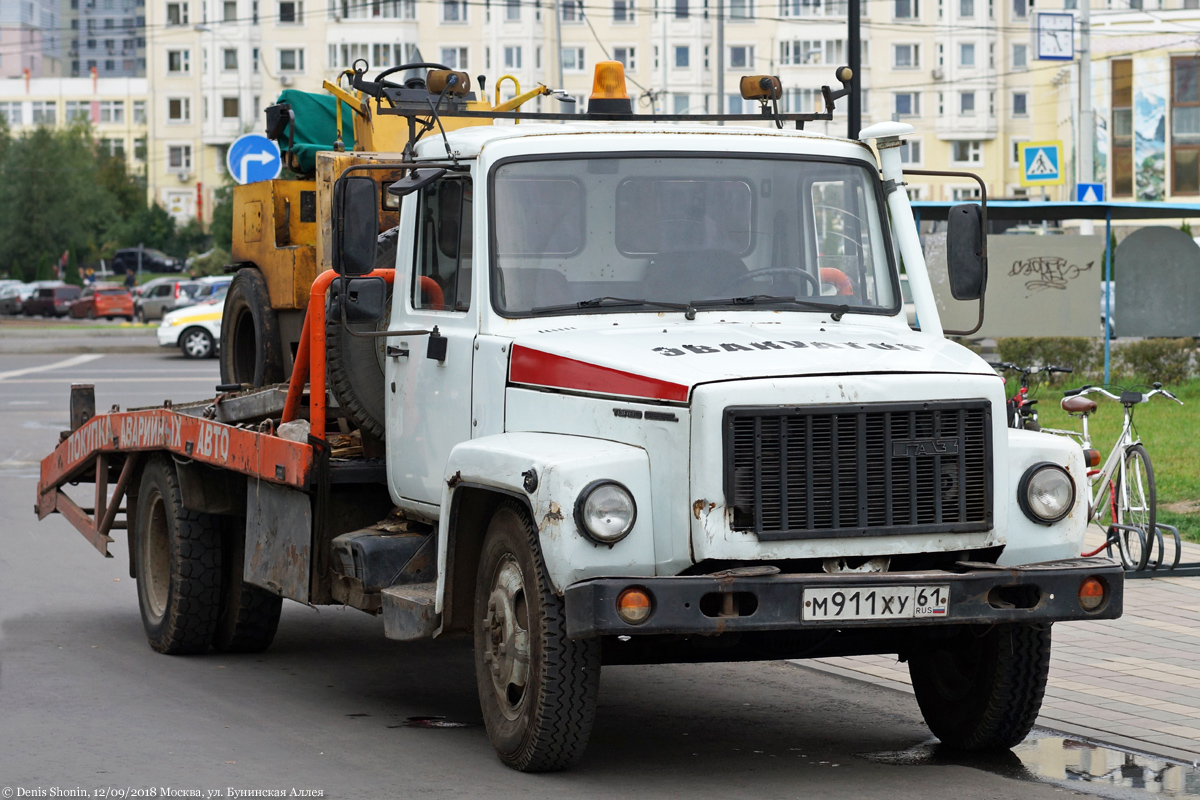 Москва, № М 911 ХУ 61 — ГАЗ-3309