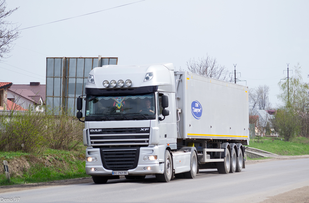 Тернопольская область, № ВО 2969 ВЕ — DAF XF105 FT