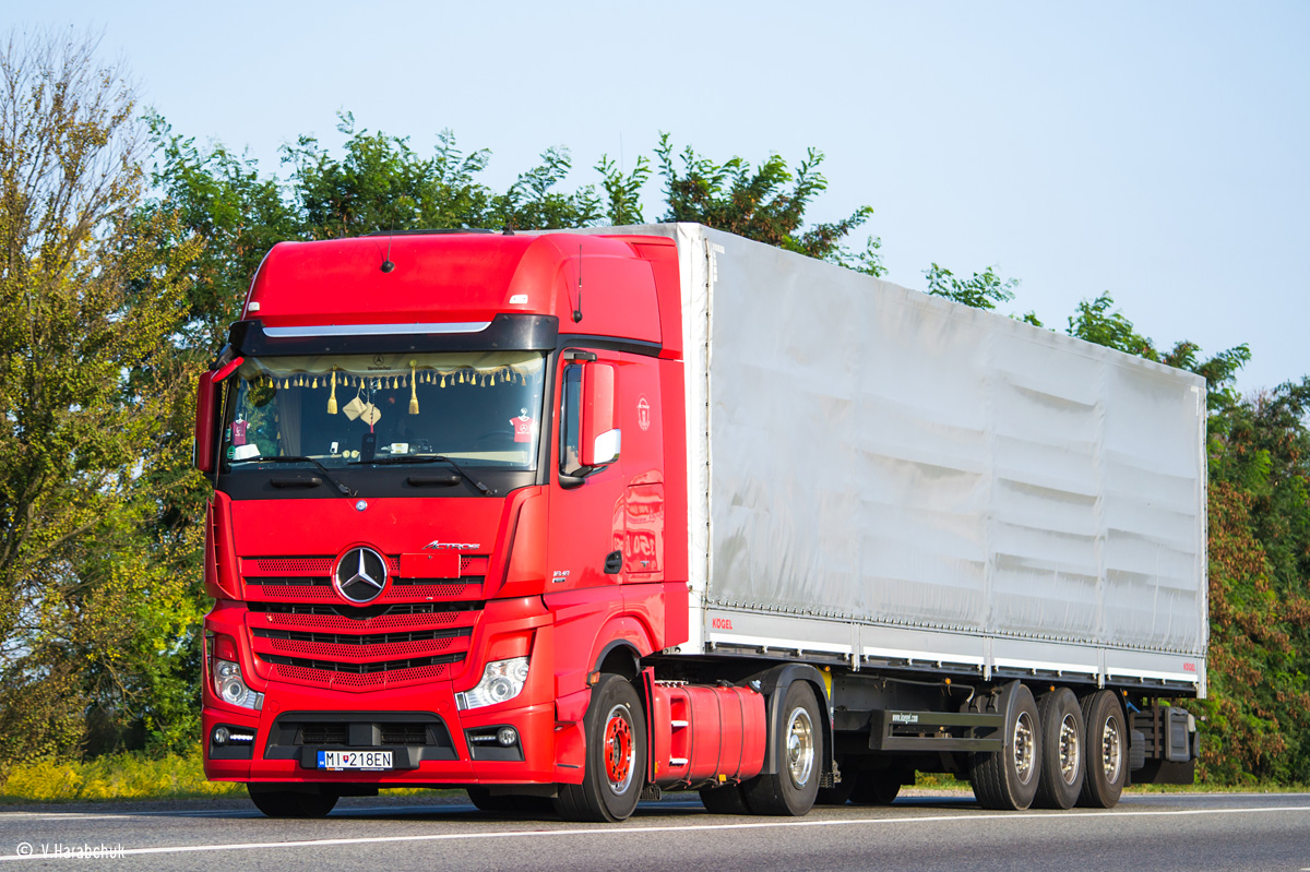 Словакия, № MI-218EN — Mercedes-Benz Actros ('2011) 1848