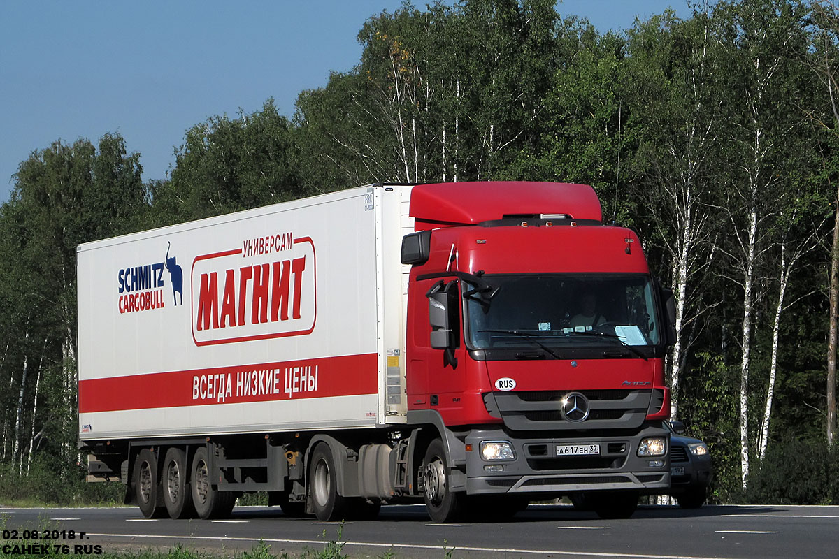 Ивановская область, № А 617 ЕН 37 — Mercedes-Benz Actros ('2009) 1841