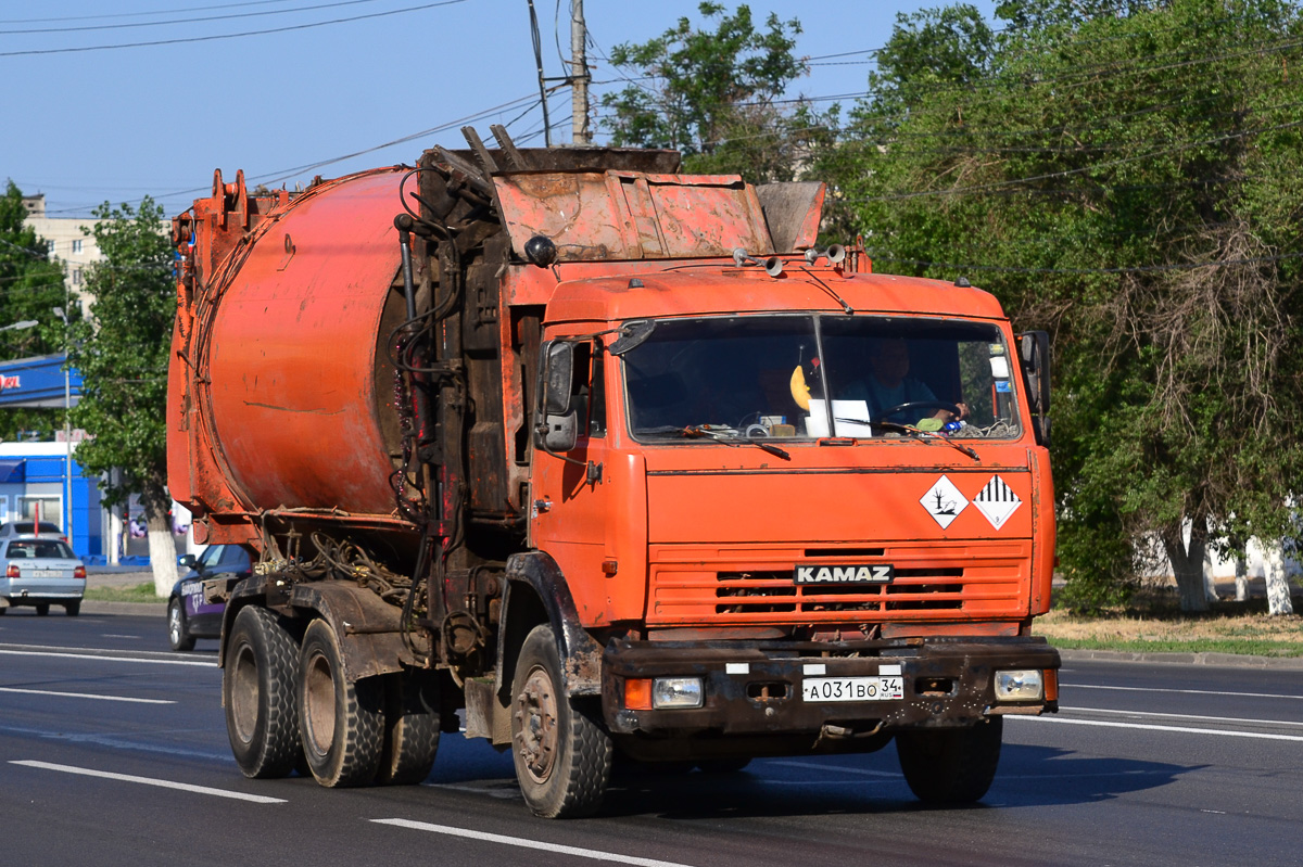 Волгоградская область, № А 031 ВО 34 — КамАЗ-53215-15 [53215R]