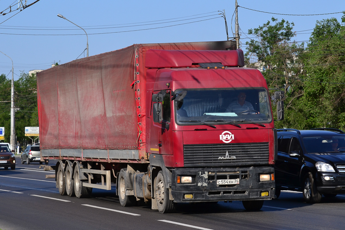 Волгоградская область, № С 554 ХН 34 — МАЗ-5440A5