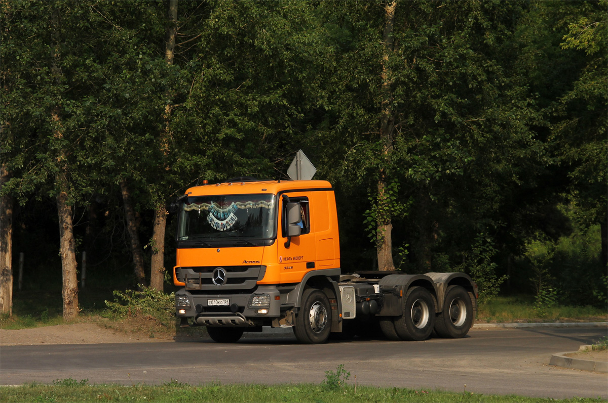 Красноярский край, № С 010 КО 124 — Mercedes-Benz Actros ('2009) 3346