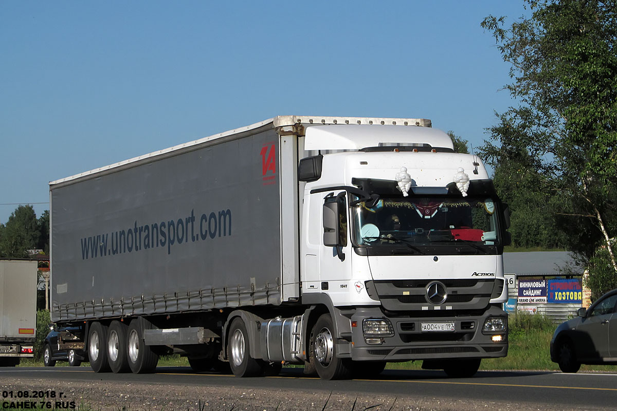 Москва, № А 004 УЕ 197 — Mercedes-Benz Actros ('2009) 1841