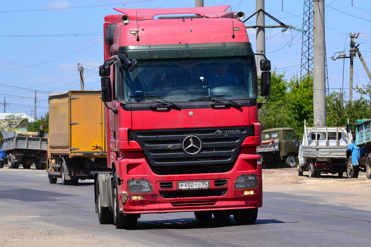 Волгоградская область, № Р 450 ТО 34 — Mercedes-Benz Actros ('2003) 1846