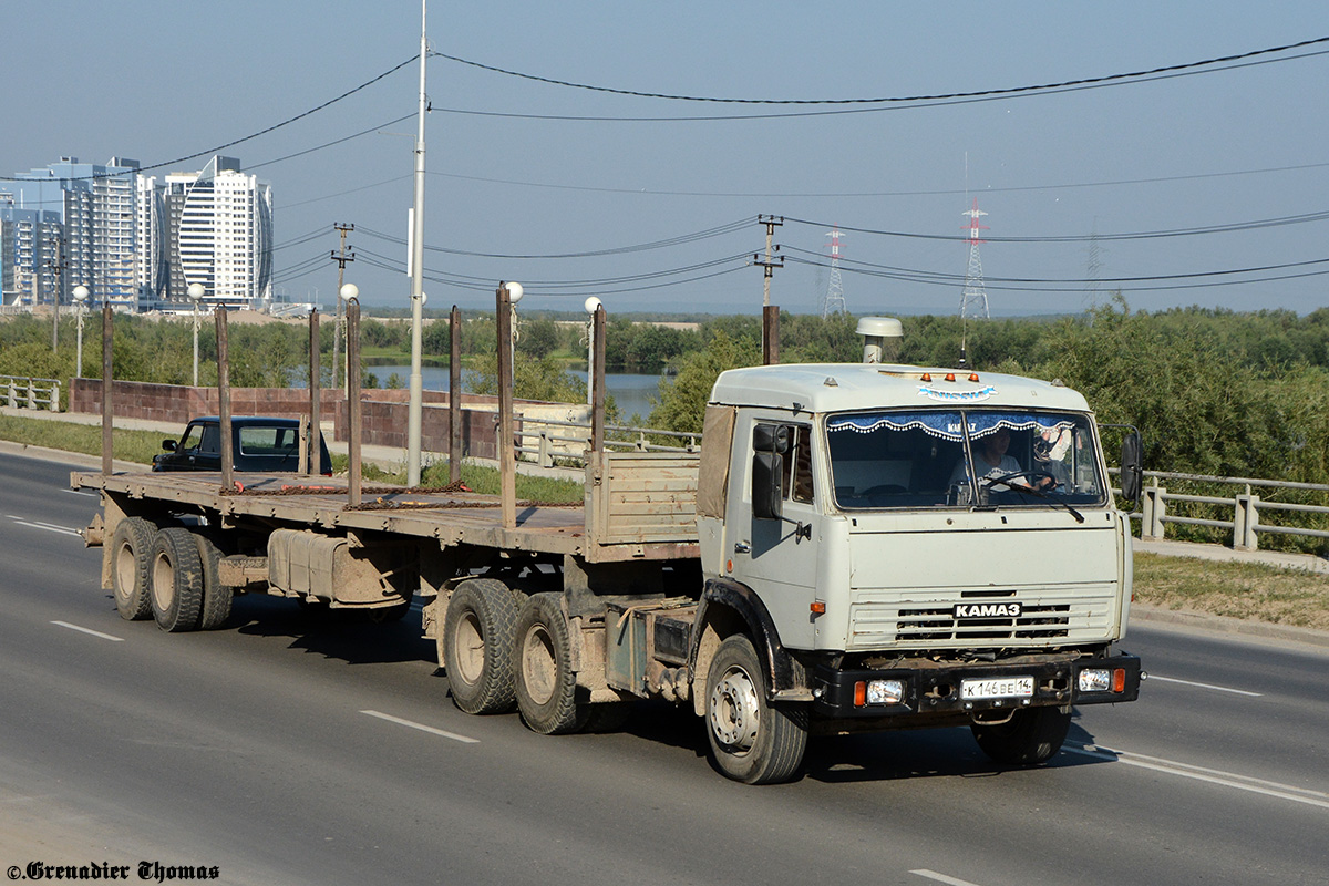 Саха (Якутия), № К 146 ВЕ 14 — КамАЗ-54115 (общая модель)