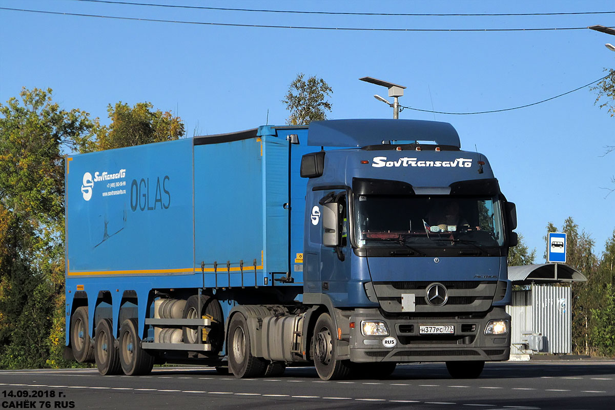 Москва, № Н 377 РС 777 — Mercedes-Benz Actros ('2009) 1841