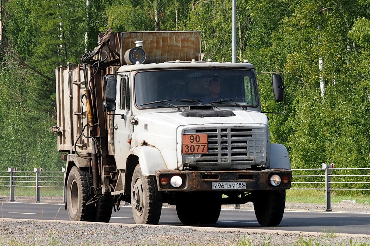 Ханты-Мансийский автоном.округ, № У 961 АУ 186 — ЗИЛ-433362