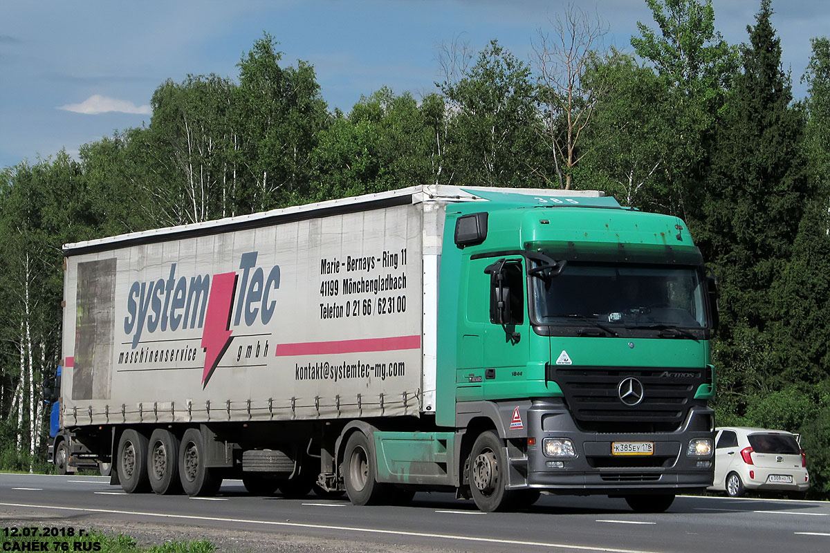 Санкт-Петербург, № К 385 ЕУ 178 — Mercedes-Benz Actros ('2003) 1844