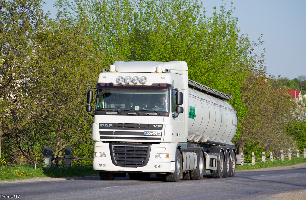 Тернопольская область, № ВО 7390 ВН — DAF XF105 FT