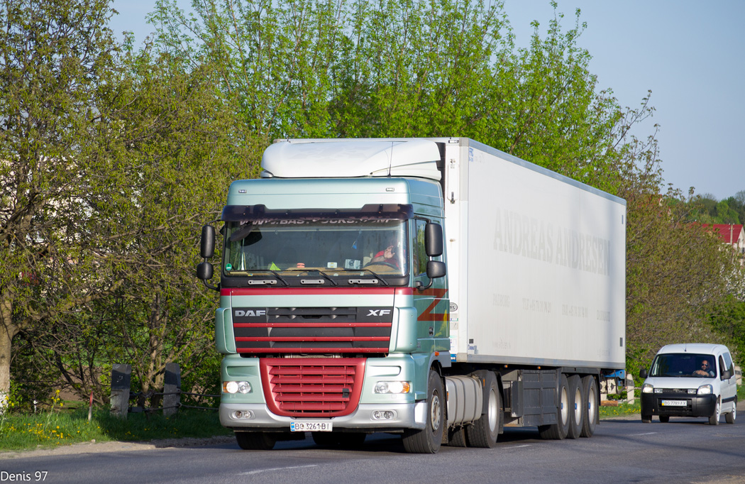 Тернопольская область, № ВО 3261 ВІ — DAF XF105 FT