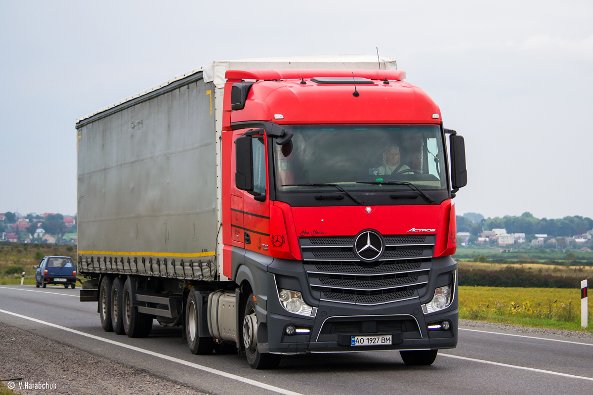 Закарпатская область, № АО 1927 ВМ — Mercedes-Benz Actros ('2011) 1842