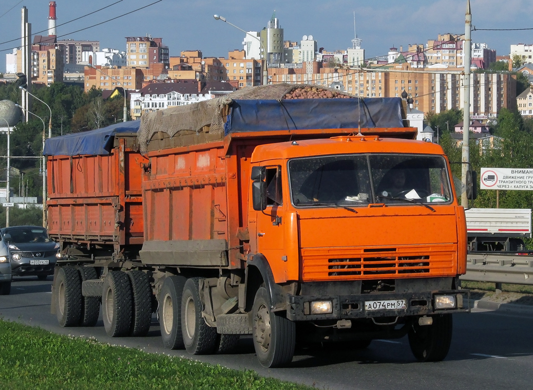 Орловская область, № А 074 РМ 57 — КамАЗ-53229-15 [53229R]