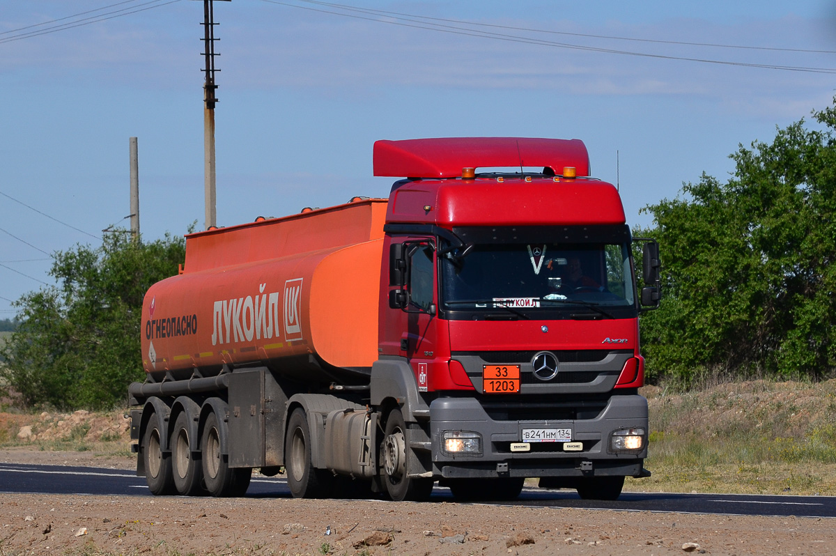 Волгоградская область, № В 241 НМ 134 — Mercedes-Benz Axor 1840 [Z9M]