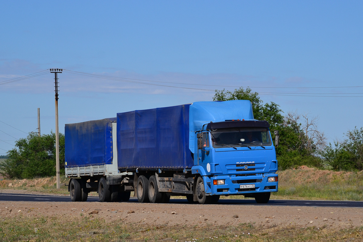 Волгоградская область, № Р 676 НТ 34 — КамАЗ-65117-62