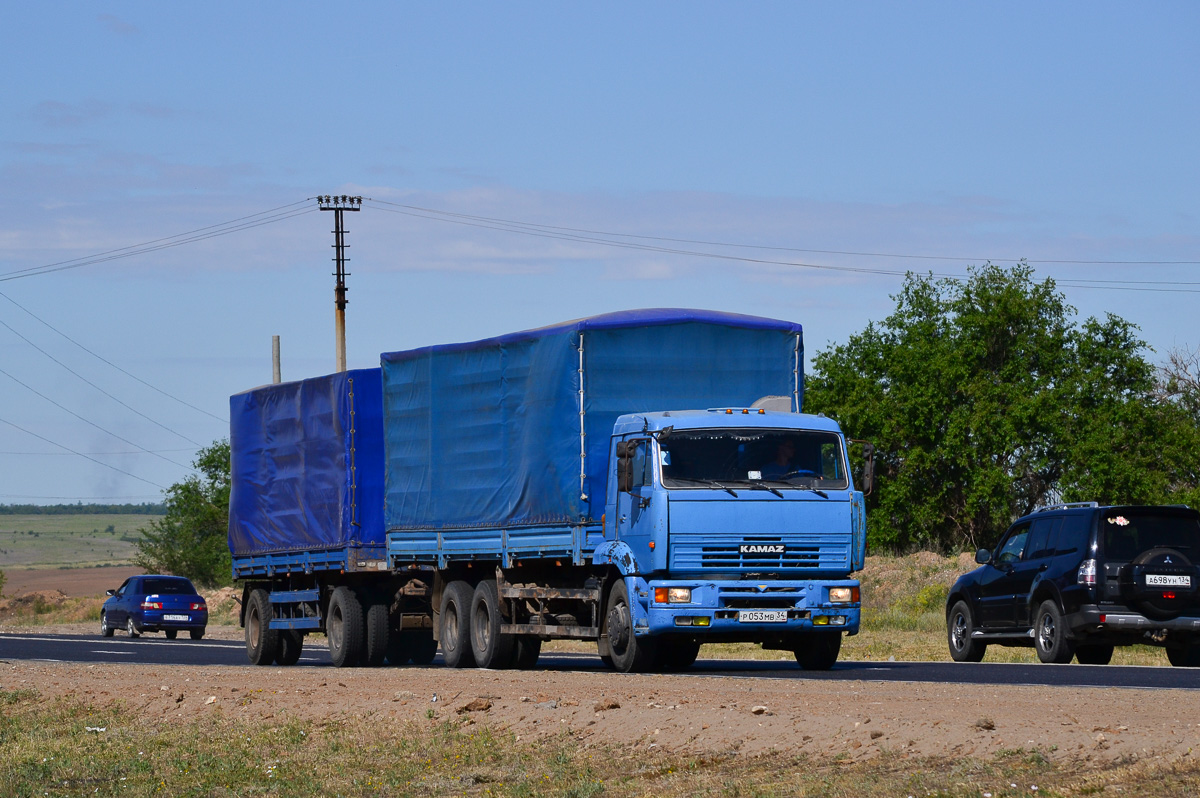 Волгоградская область, № Р 053 МВ 34 — КамАЗ-65117-62