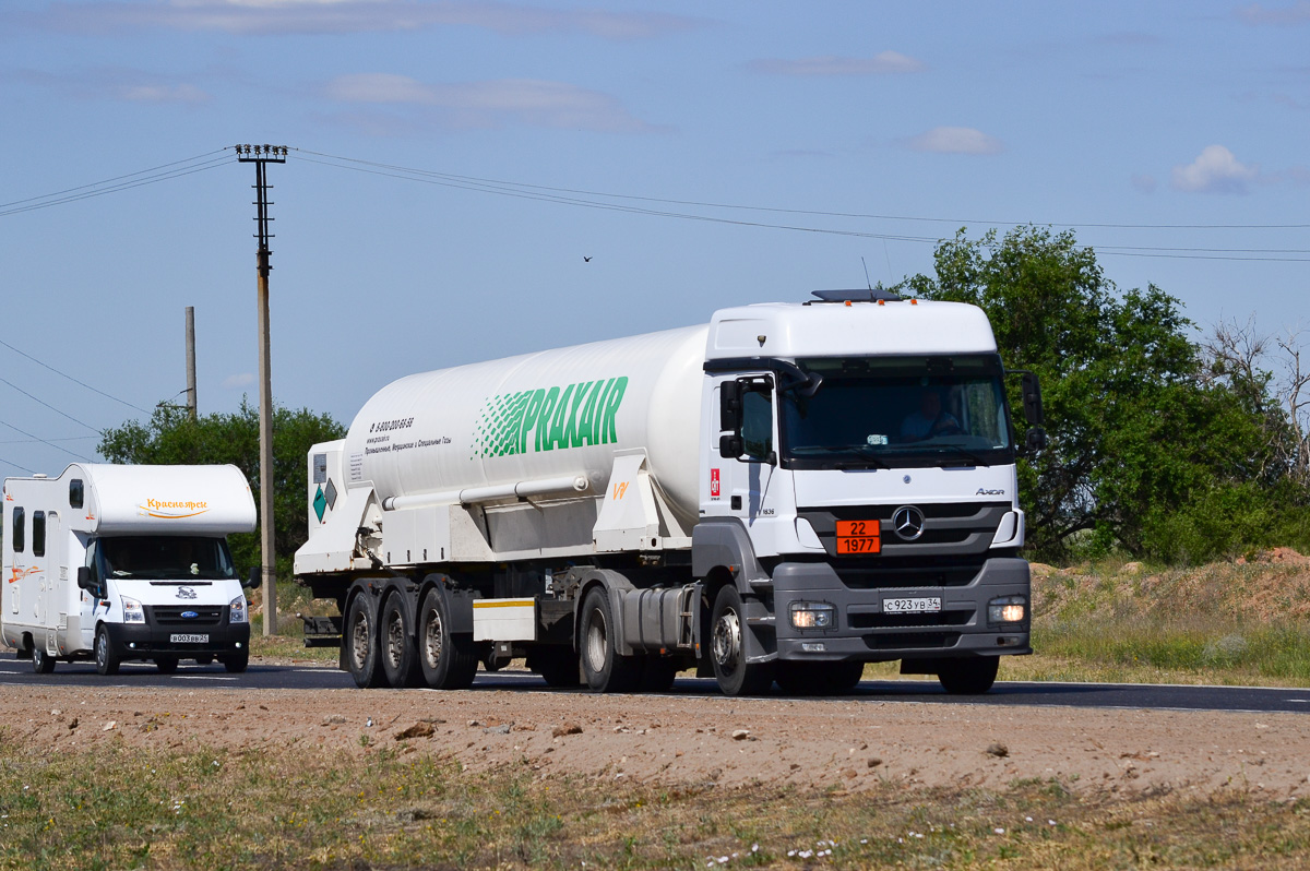 Волгоградская область, № С 923 УВ 34 — Mercedes-Benz Axor 1836