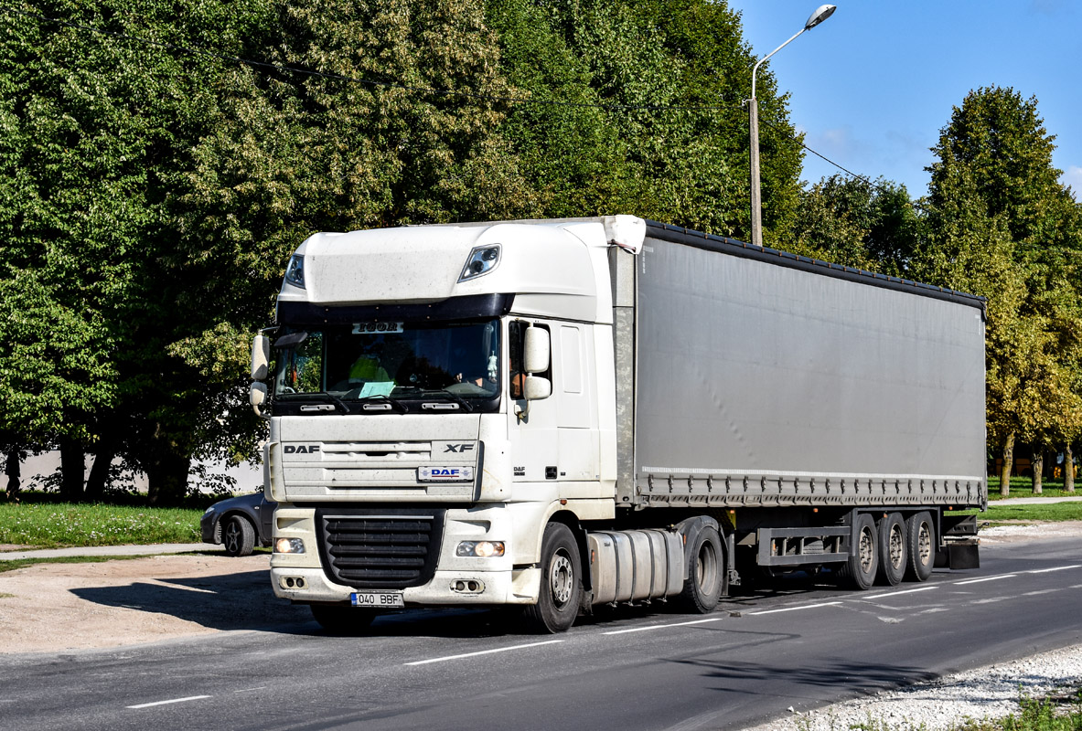 Эстония, № 040 BBF — DAF XF105 FT