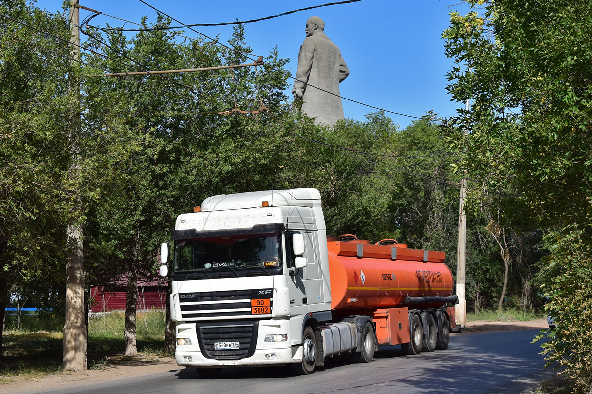 Волгоградская область, № Е 548 КВ 134 — DAF XF105 FT