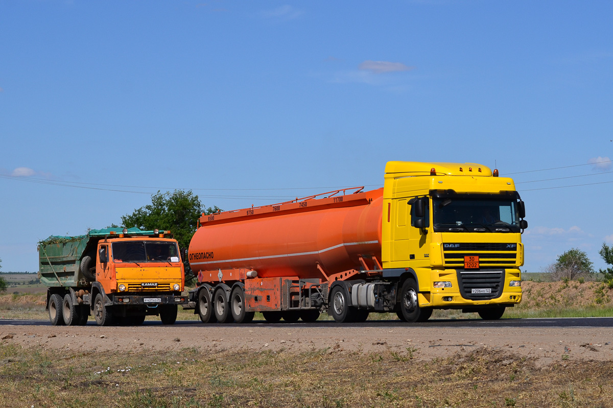 Краснодарский край, № У 206 НХ 123 — DAF XF105 FT