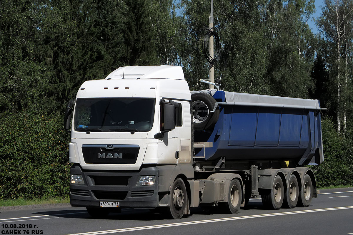 Москва, № А 890 КМ 799 — MAN TGX ('2007) 18.440