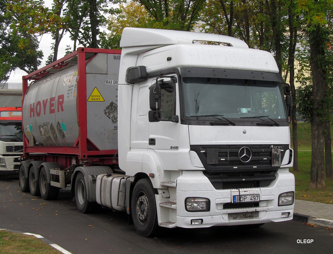 Литва, № BDP 497 — Mercedes-Benz Axor 1840