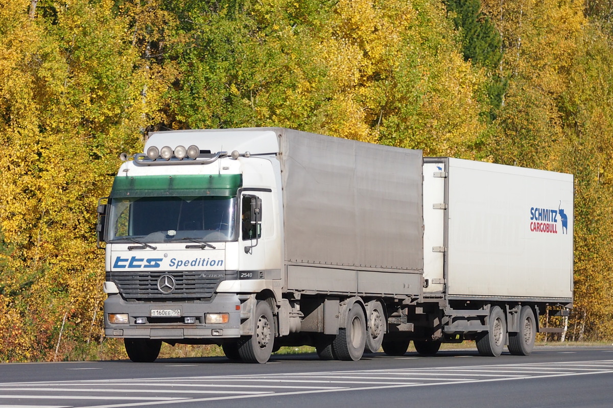 Московская область, № Т 160 ЕЕ 750 — Mercedes-Benz Actros ('1997) 2540