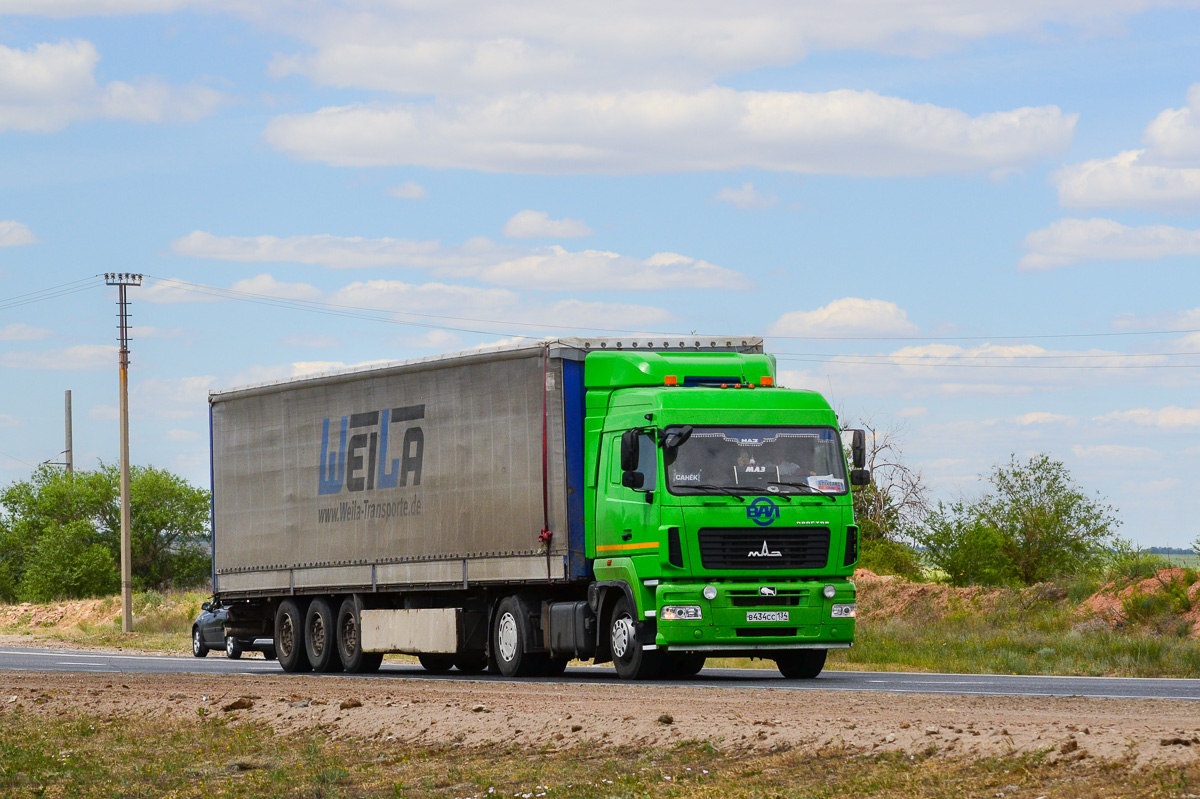 Волгоградская область, № В 434 СС 134 — МАЗ-5440B9