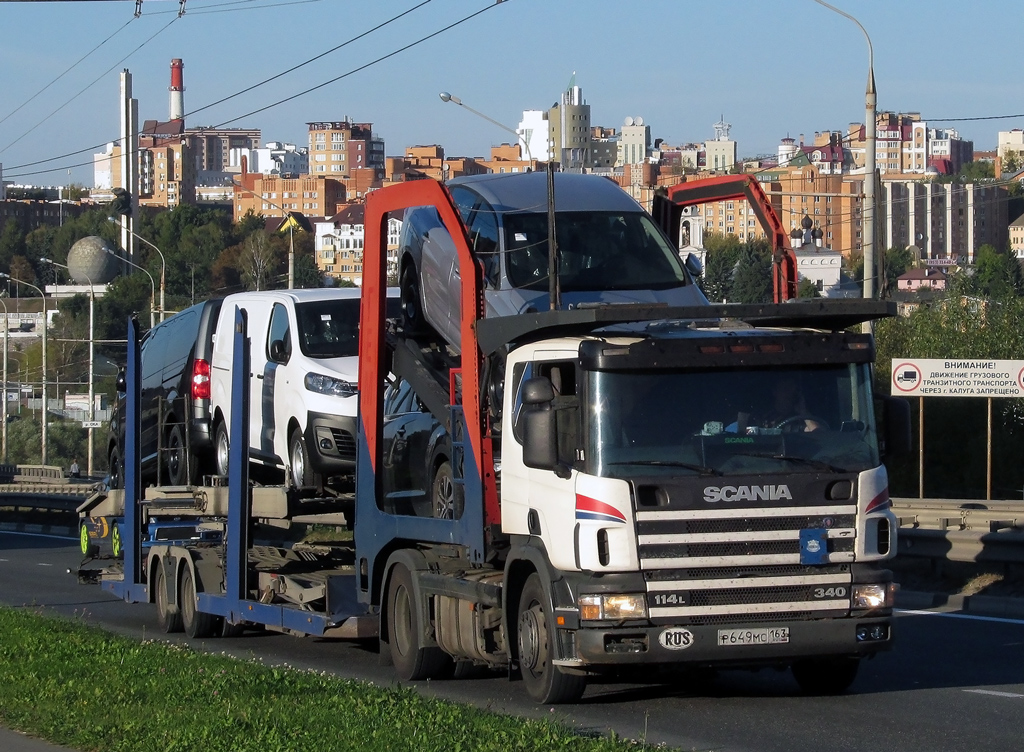 Самарская область, № Р 649 МС 163 — Scania ('1996) P114L