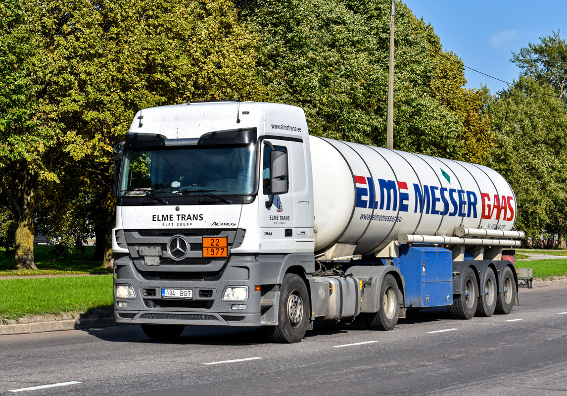 Эстония, № 134 BGT — Mercedes-Benz Actros ('2009) 1844