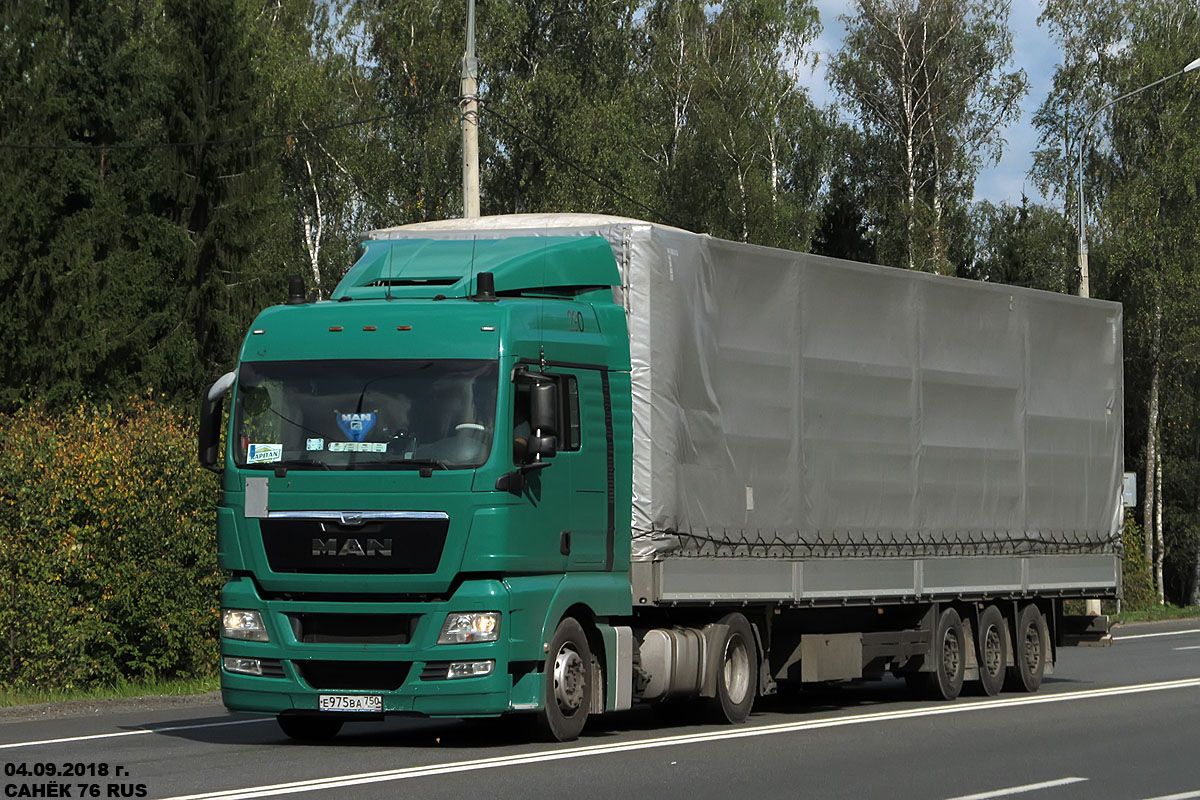 Московская область, № Е 975 ВА 750 — MAN TGX ('2007) 18.440