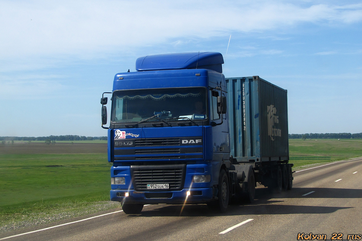 Восточно-Казахстанская область, № 952 SUA 16 — DAF 95XF FT