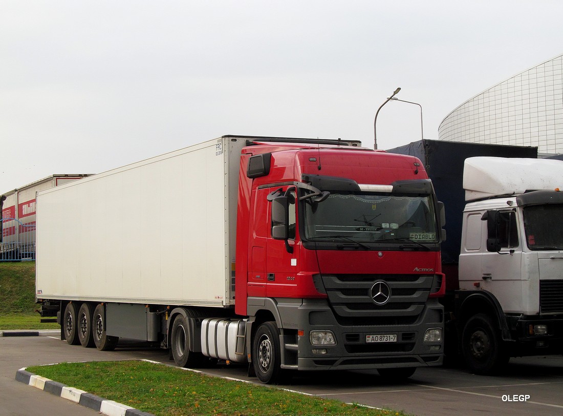 Минск, № АО 8731-7 — Mercedes-Benz Actros ('2009) 1844