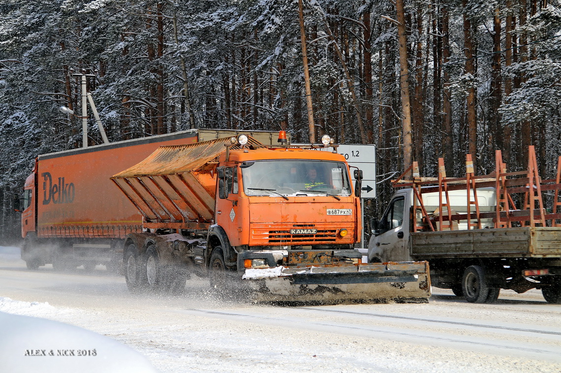 Ленинградская область, № В 687 РХ 47 — КамАЗ-65115-62