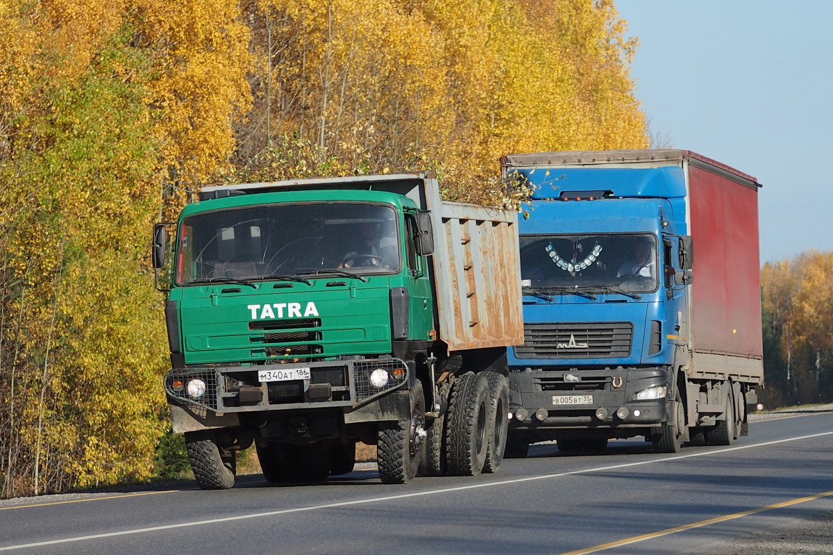 Ханты-Мансийский автоном.округ, № М 340 АТ 186 — Tatra 815-250S01