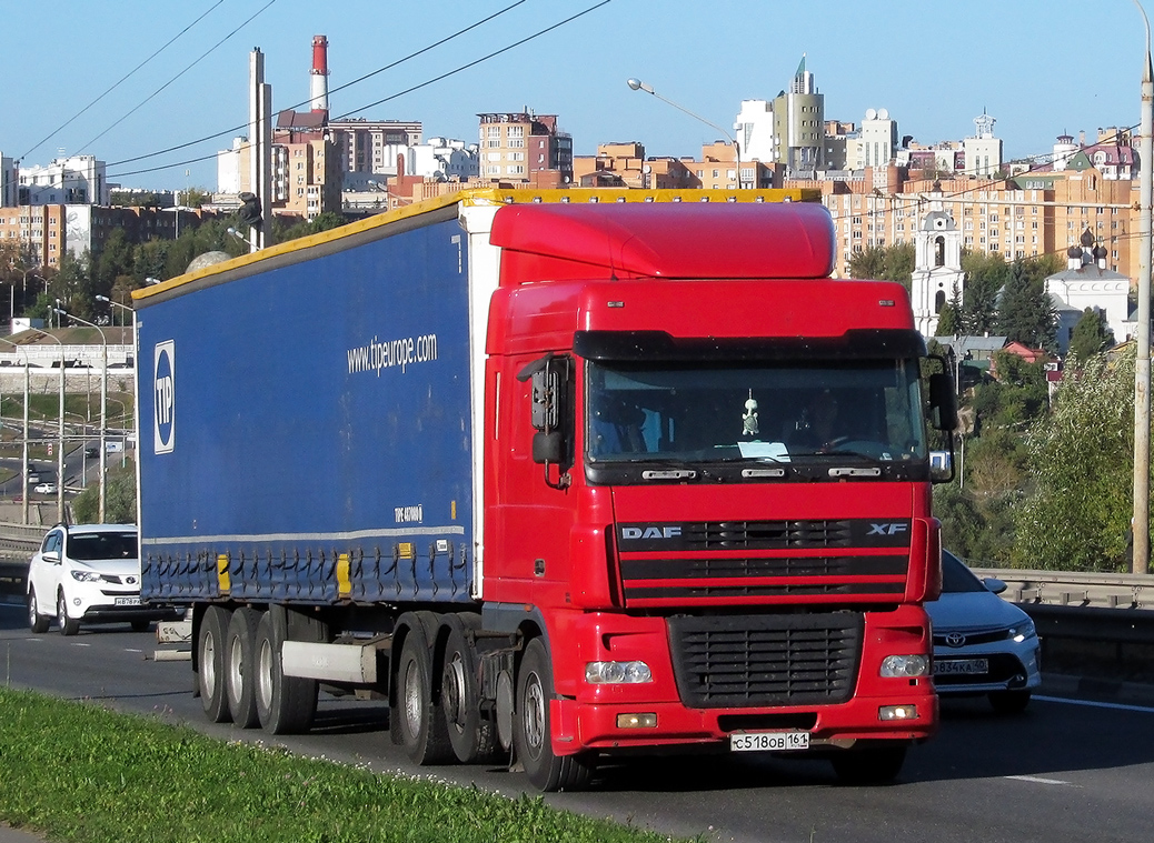 Ростовская область, № С 518 ОВ 161 — DAF XF95 FTG